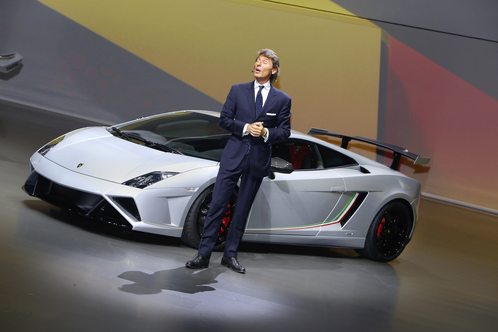 IAA 2013: Lamborghini Gallardo von der Schikane zum Bordstein