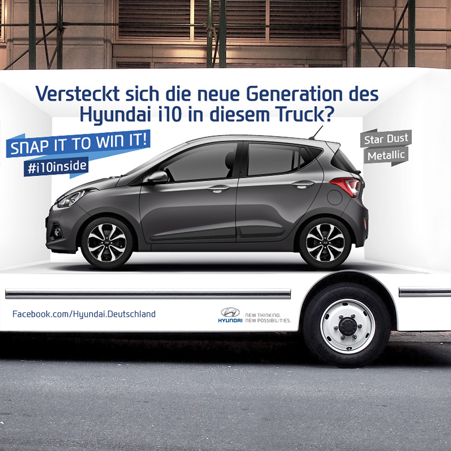 In welchem Lkw steckt der Hyundai i10?