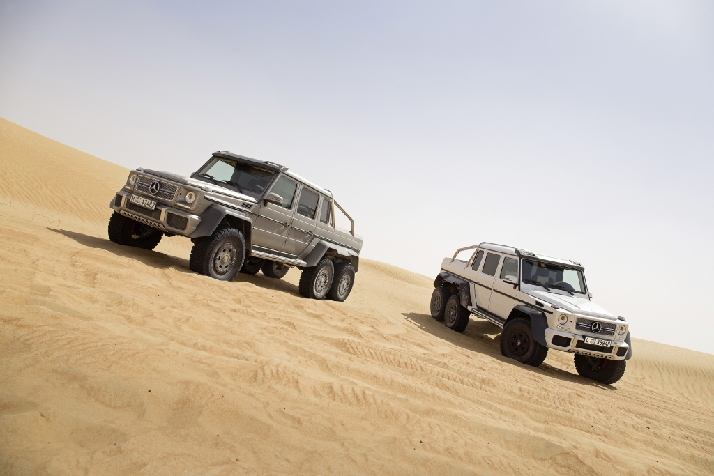 Mercedes G 63 AMG 6x6 - Für eine Achse mehr