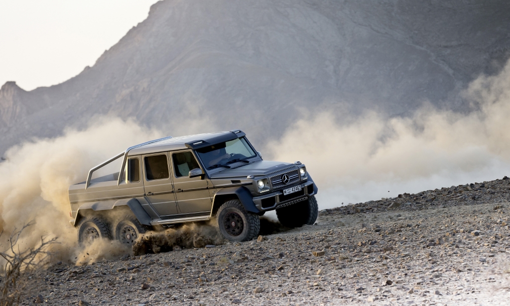 Mercedes G 63 AMG 6x6 - Für eine Achse mehr