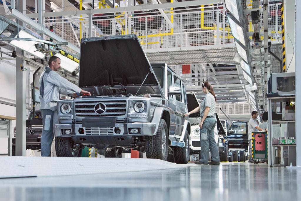 Mercedes G-Klasse: Handarbeit im Zwei-Schicht-Betrieb