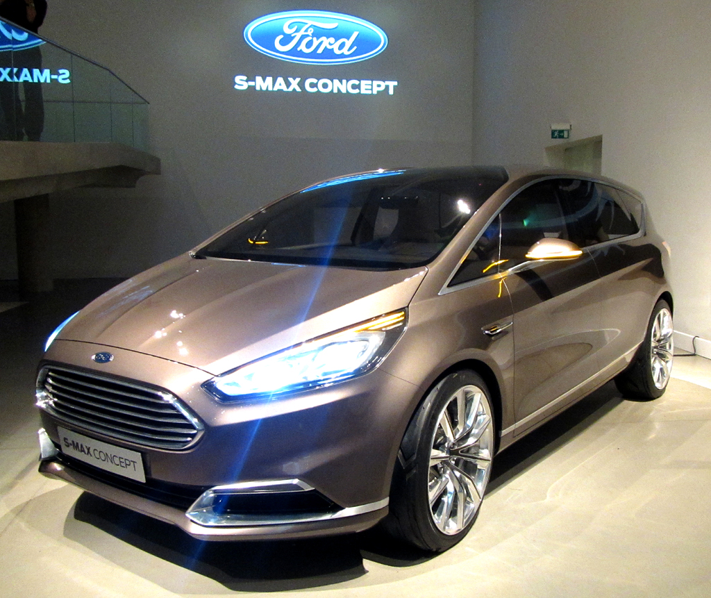 Neuheit 2013: Ford S-Max, hier noch als (seriennahe) Studie. 