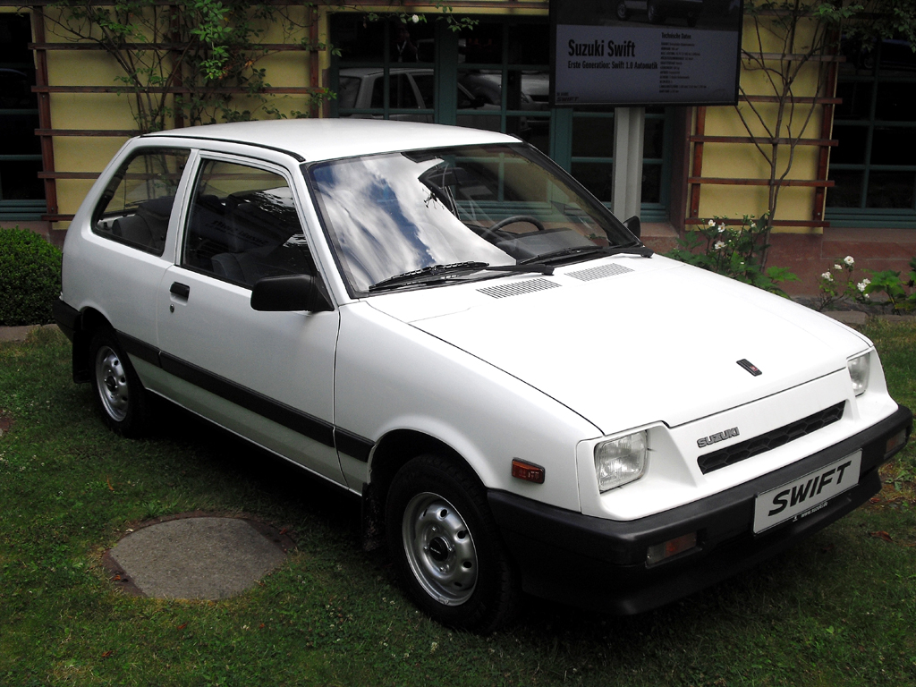 Suzuki Swift, hier die erste Generation ab 1983. 