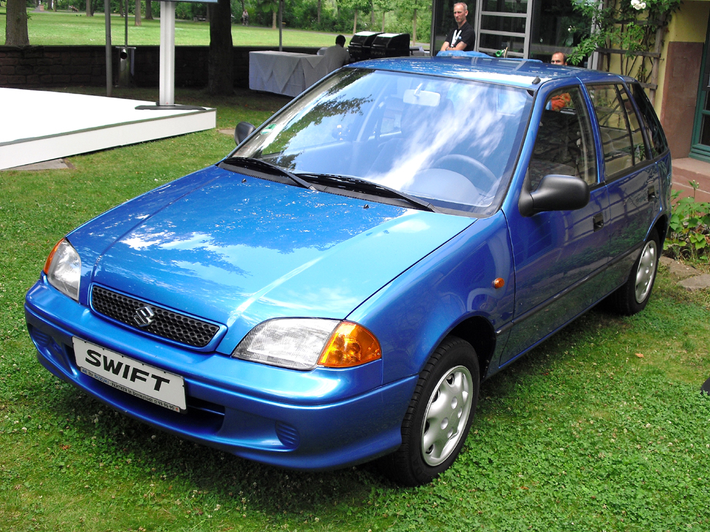 Suzuki Swift, hier die zweite Generation ab 1989. 