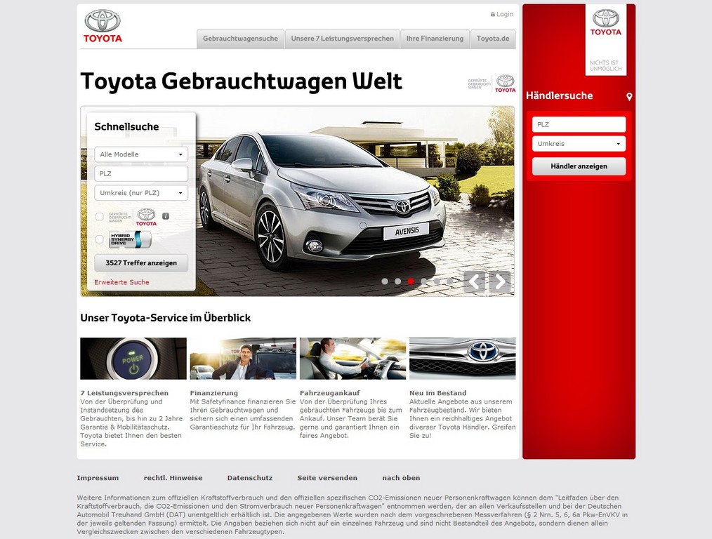 Toyota startet 