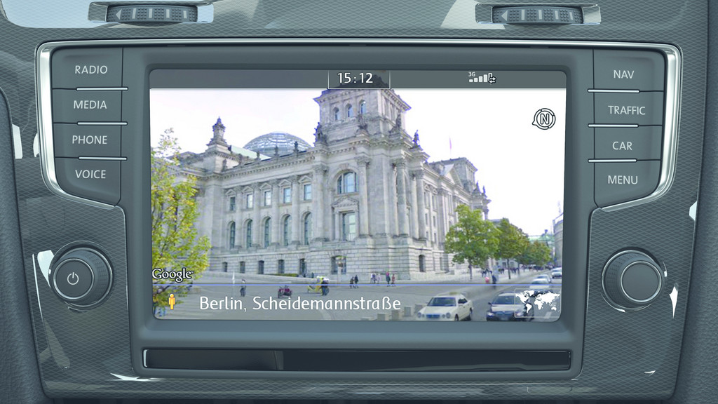 Volkswagen navigiert mit Car-Net
