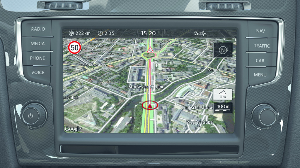 Volkswagen navigiert mit Car-Net