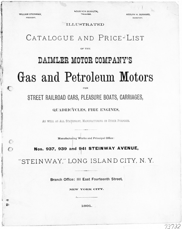 Vor 125 Jahren: Daimler gibt mit Steinway den Takt in den USA vor