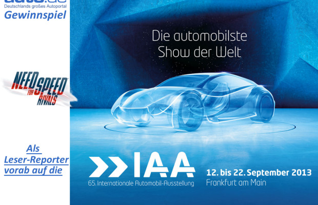 auto.de-Gewinnspiel: Als Leser-Reporter vor allen anderen auf die IAA