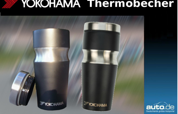 auto.de-Gewinnspiel: Getränke auf Betriebstemperatur, mit Thermobechern von Yokohama    