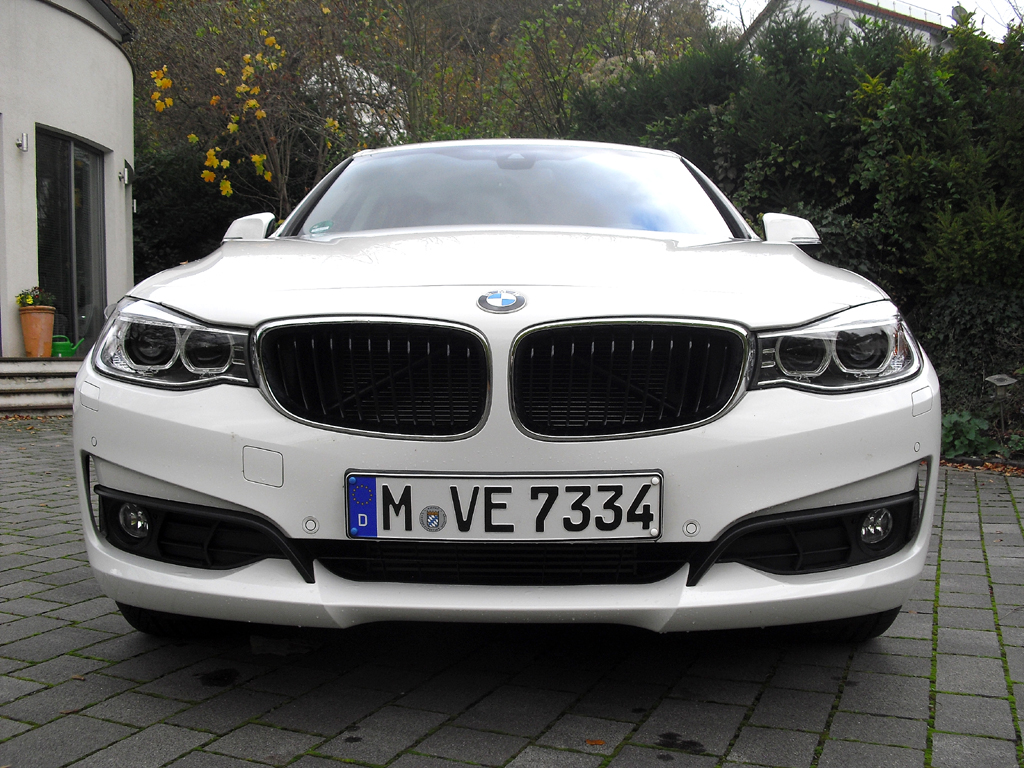 BMW 3er GT: Blick auf die Frontpartie. 