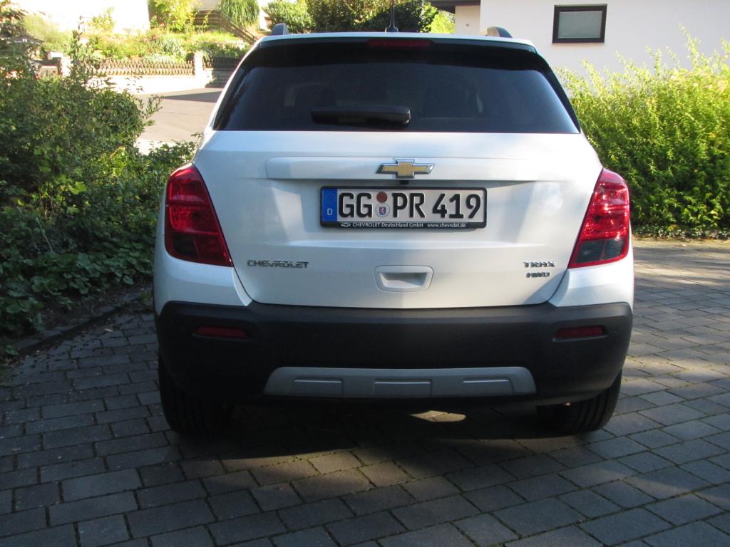 Chevrolet Trax: Blick auf die Heckpartie. 