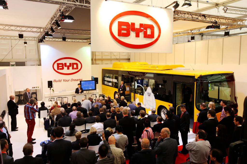 Chinesischer Autobauer BYD plant Buswerk in Europa