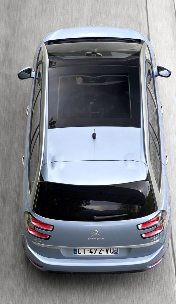 Citroën Grand C4 Picasso: Viel Glas sorgt innen für eine freundlichere Atmosphäre. 