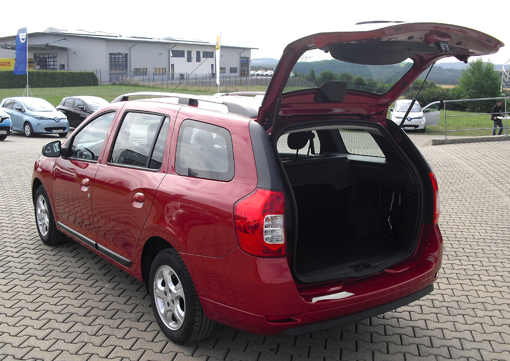 Dacia Logan MCV: Ins Gepäckabteil passen jetzt noch 573 bis 1518 Liter hinein. 