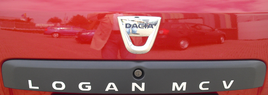 Dacia Logan MCV: Modellschriftzug auf der Kofferraumklappe. 