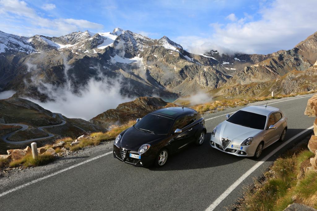 Der Alfa Mito (links) und die Giulietta wurden ordentlich aufgefrischt