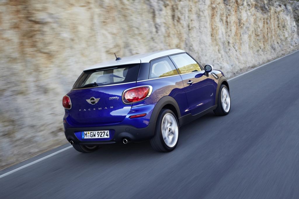Der Paceman ist damit das ideale Auto für die flotte Fahrt in den Urlaub, mit dem richtigen Motor natürlich - hier der Cooper S