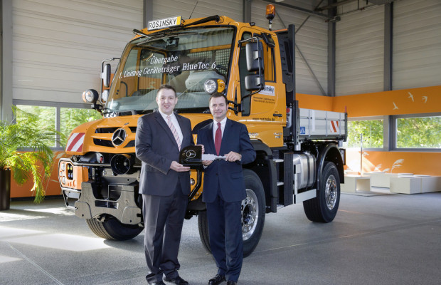 Erster Unimog Euro VI ausgeliefert