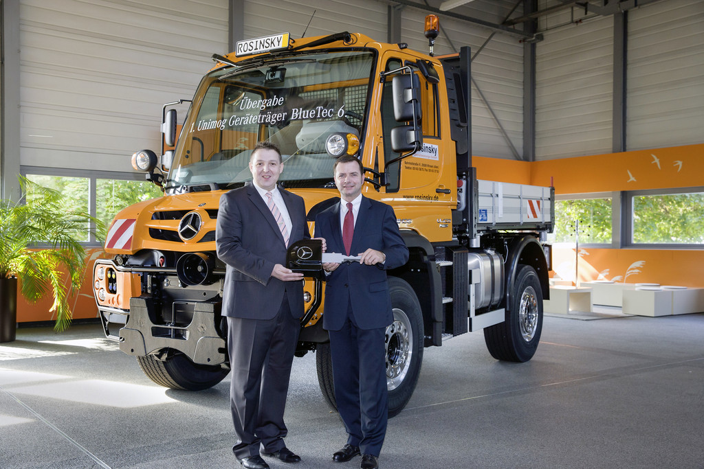 Erster Unimog Euro VI ausgeliefert