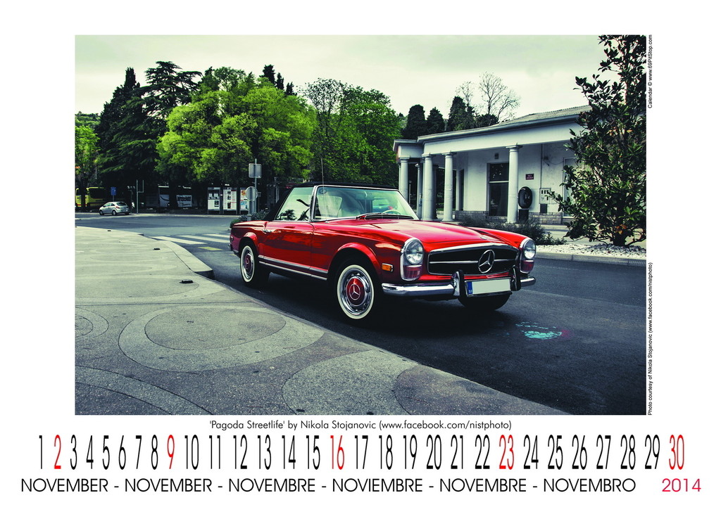 Kalender zum 50. Geburtstag der legendären Pagode