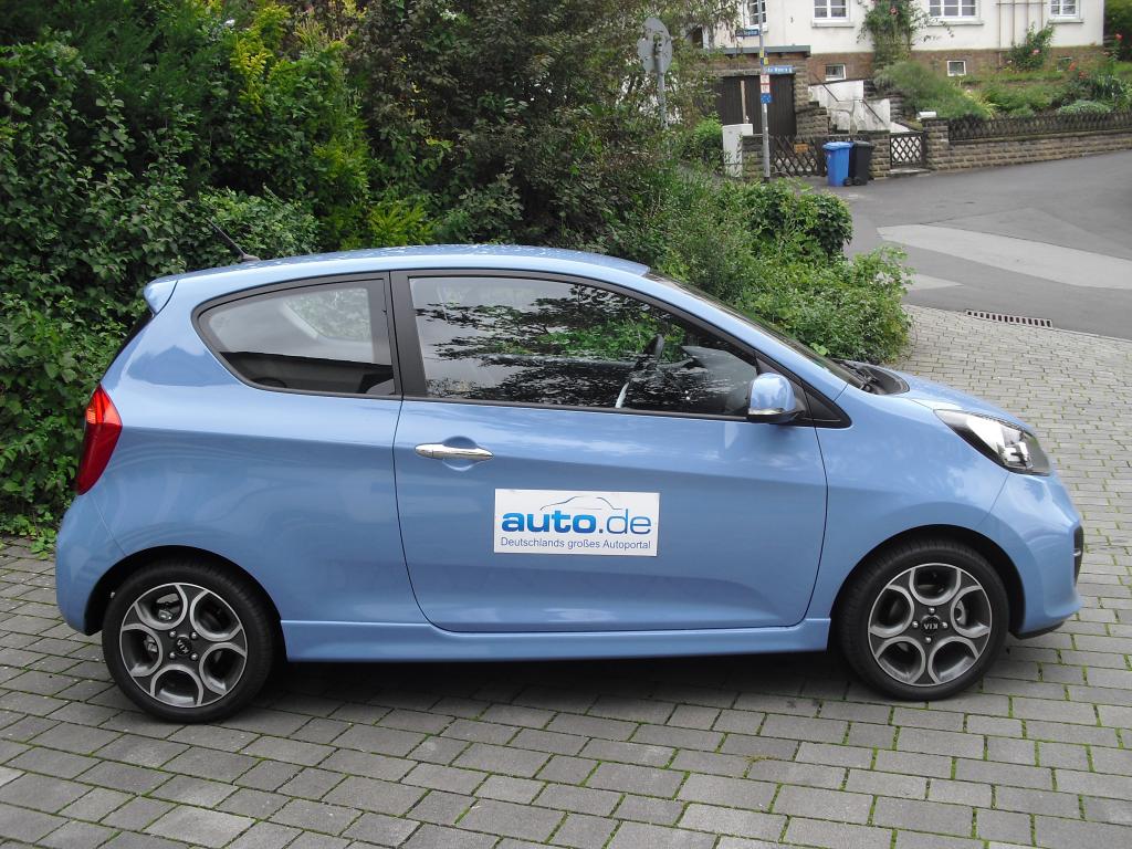 Kia Picanto: Und so sieht der Winzling von der Seite aus.