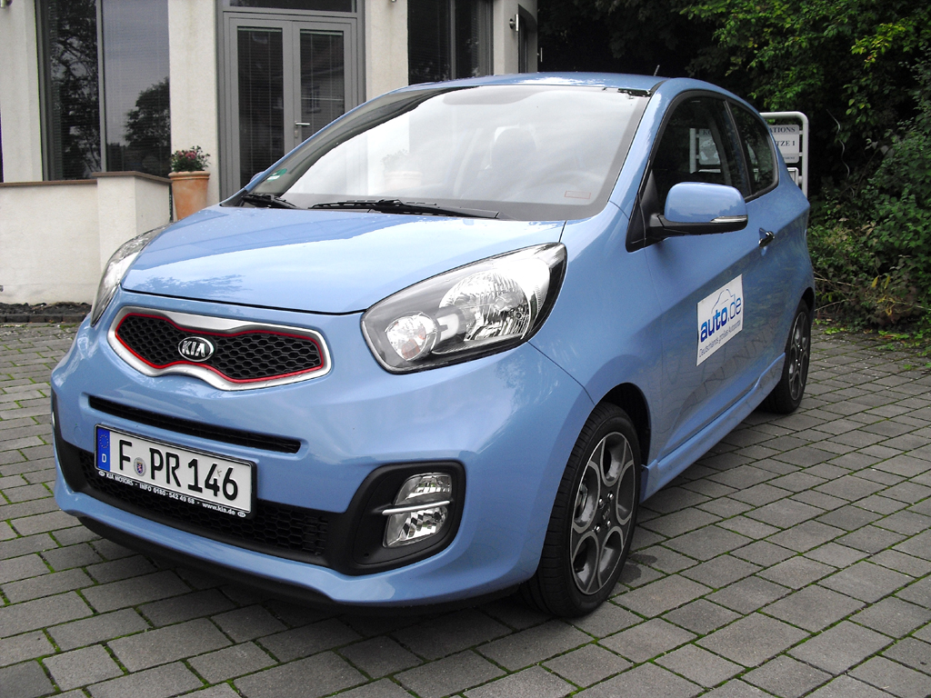 Kia Picanto, hier als Spirit-Dreitürer mit 63/85 kW/PS. 
