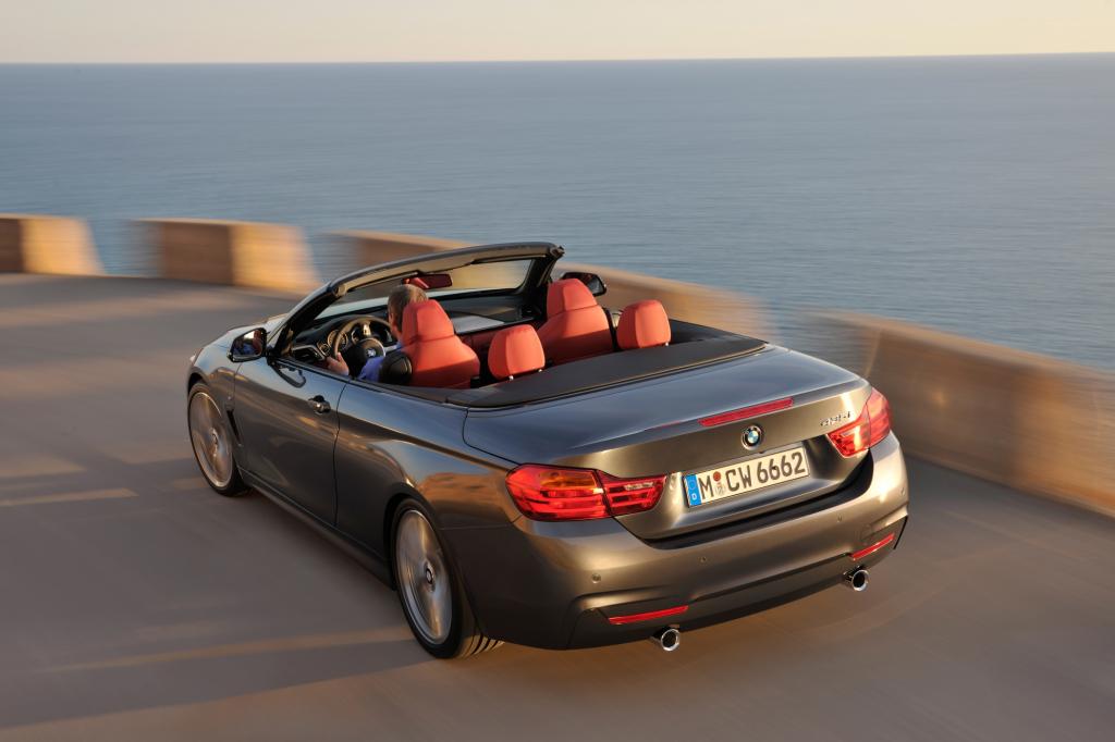 Platz für vier Personen bietet das Cabrio