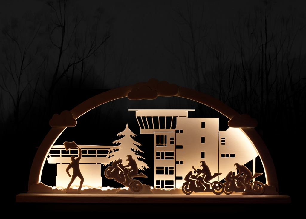 Schwibbögen für Motorsportfans