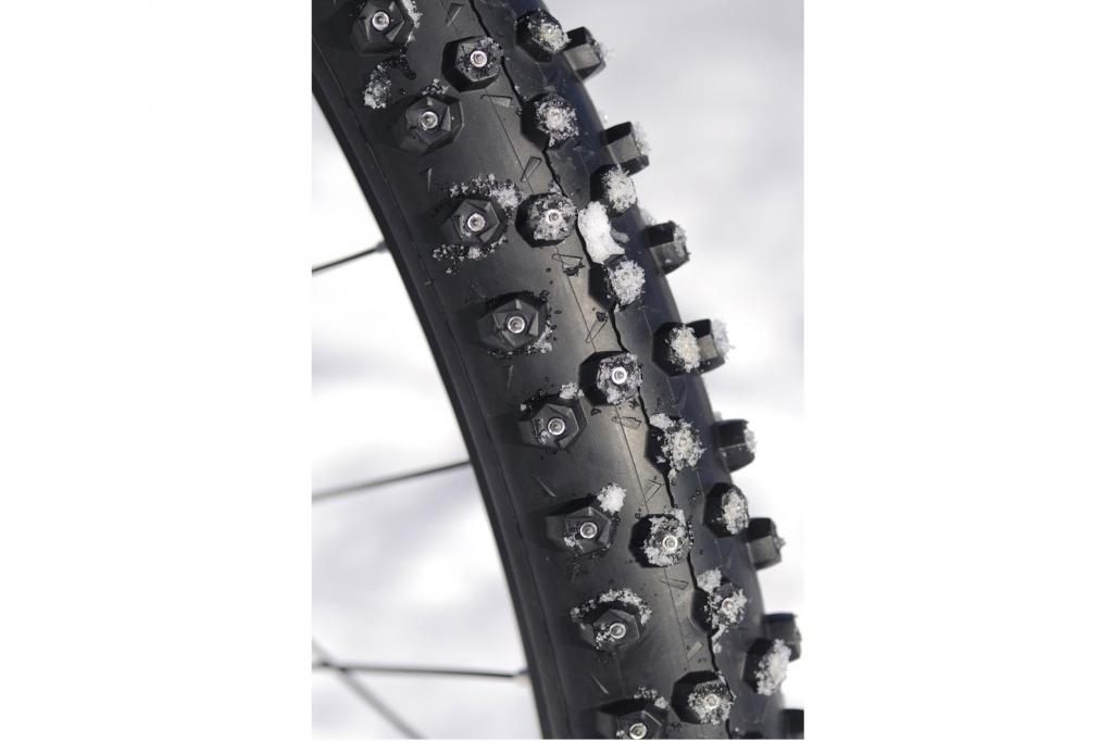 Spikes verhindern das Wegrutschen
