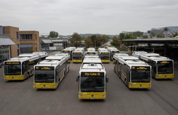 Stuttgart erprobt Stadtbusse mit Steckdose
