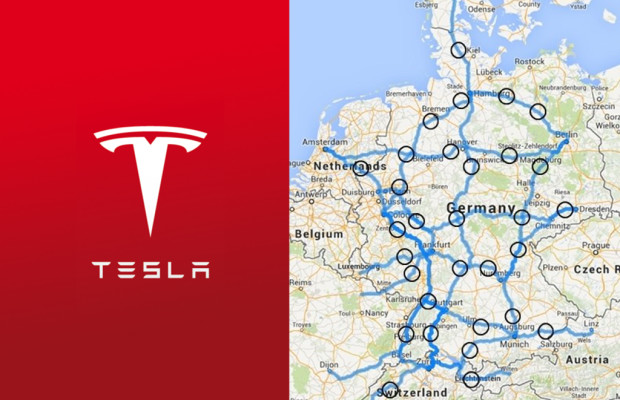 Tesla baut Schnell-Ladenetz in Deutschland auf