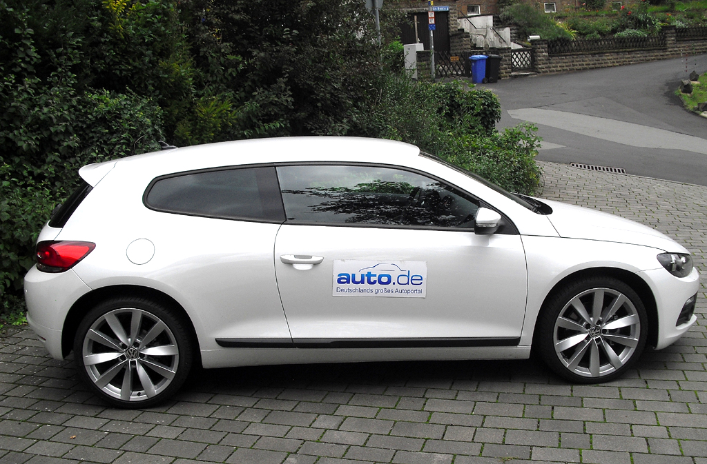 VW Scirocco: Und so sieht das kompakte Sportcoupé von der Seite aus.