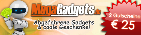 auto.de-Gewinnspiel: 25 Euro Gutscheine für Megagadgets.de