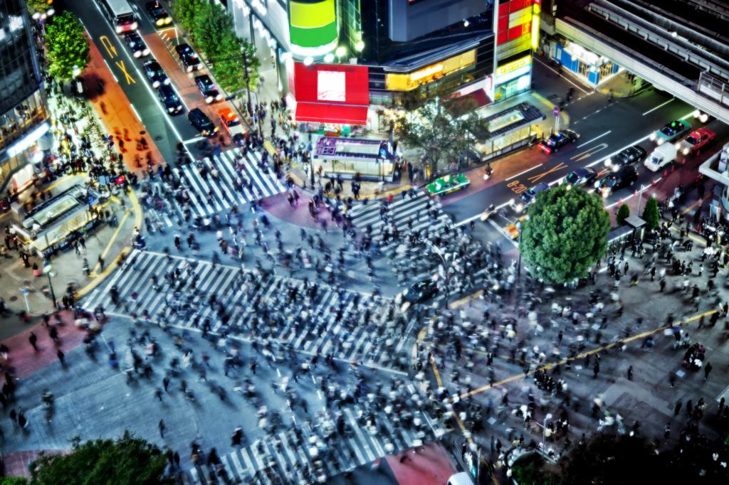 36 Millionen Menschen leben in einem Stadtareal, in der sich die Höhe der Mieten nach der Erreichbarkeit des nächsten Bahnhofs richtet.