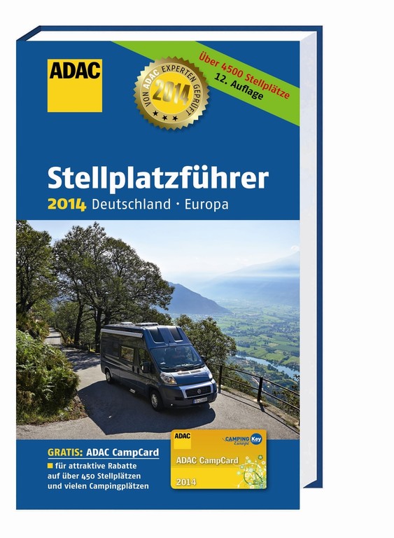 ADAC-Stellplatzführer 2014 erschienen