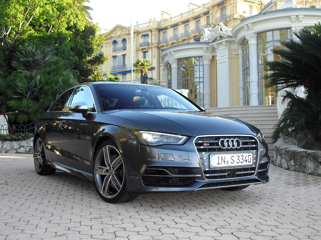 Audis S3 Limousine ist vorläufig das Spitzenmodell in der Baureihe. Foto: Koch 