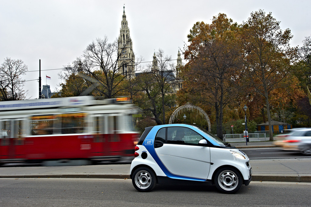Car2go-Flotte in Wien wird vergrößert
