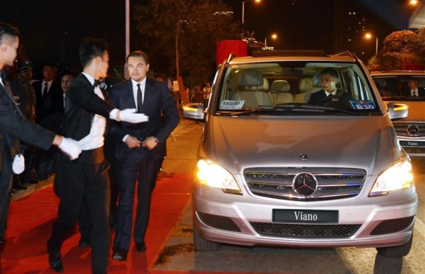 Chinesischer VIP-Transport mit dem Mercedes-Benz Viano