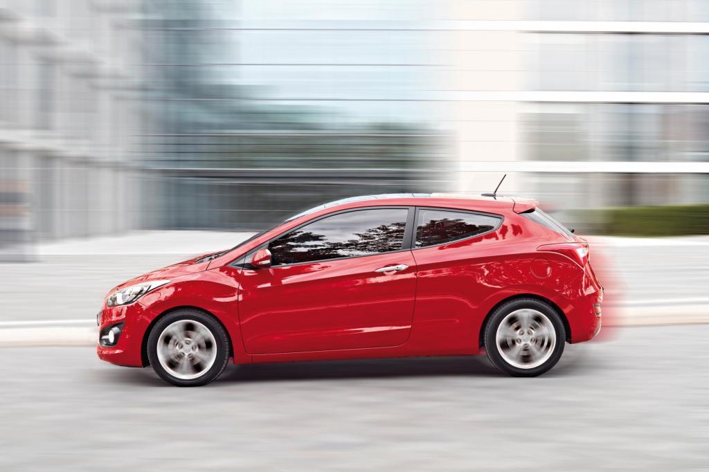 Das Hyundai i30 Coupé ist eigentlich ein profaner Dreitürer