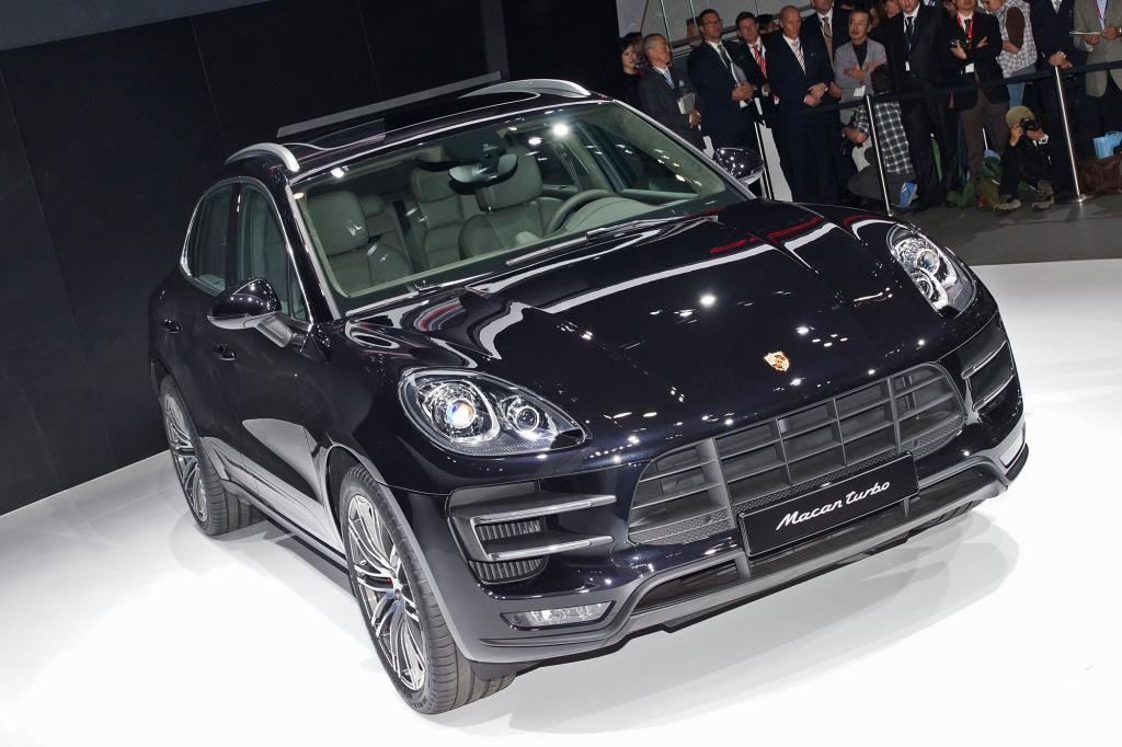 Der Porsche Macan zählt zu den Star der Messe