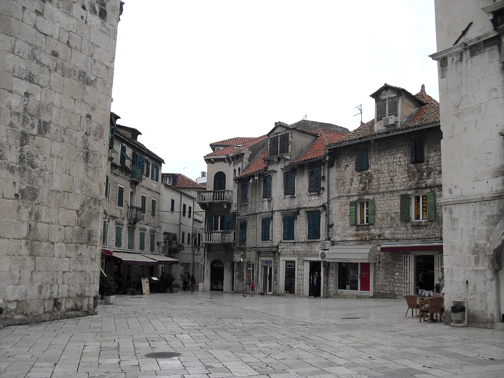 Im historischen Zentrum von Split. 