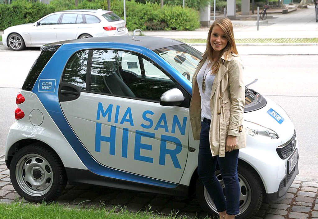 Mir san hier: Car2Go landete beim Ranking auf Platz zwei ... 