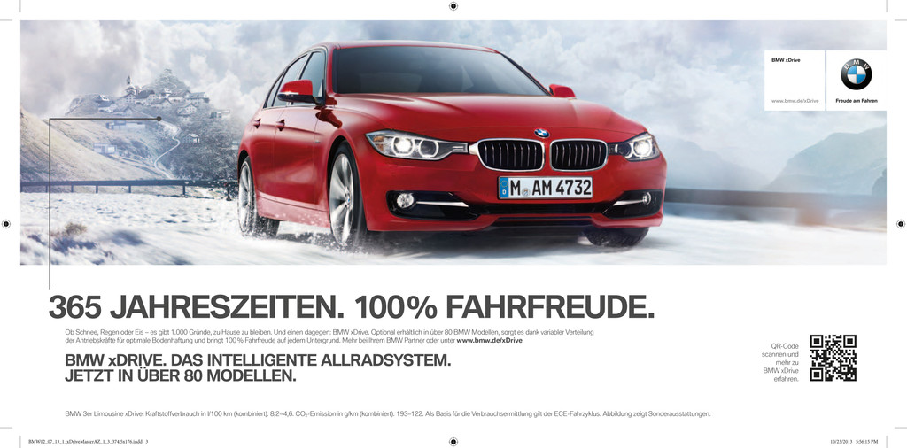 Mit dem ersten Frost startet BMW seine Allrad-Kanpagne