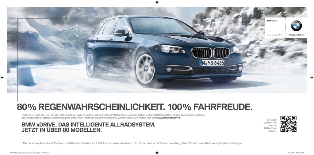 Mit dem ersten Frost startet BMW seine Allrad-Kanpagne