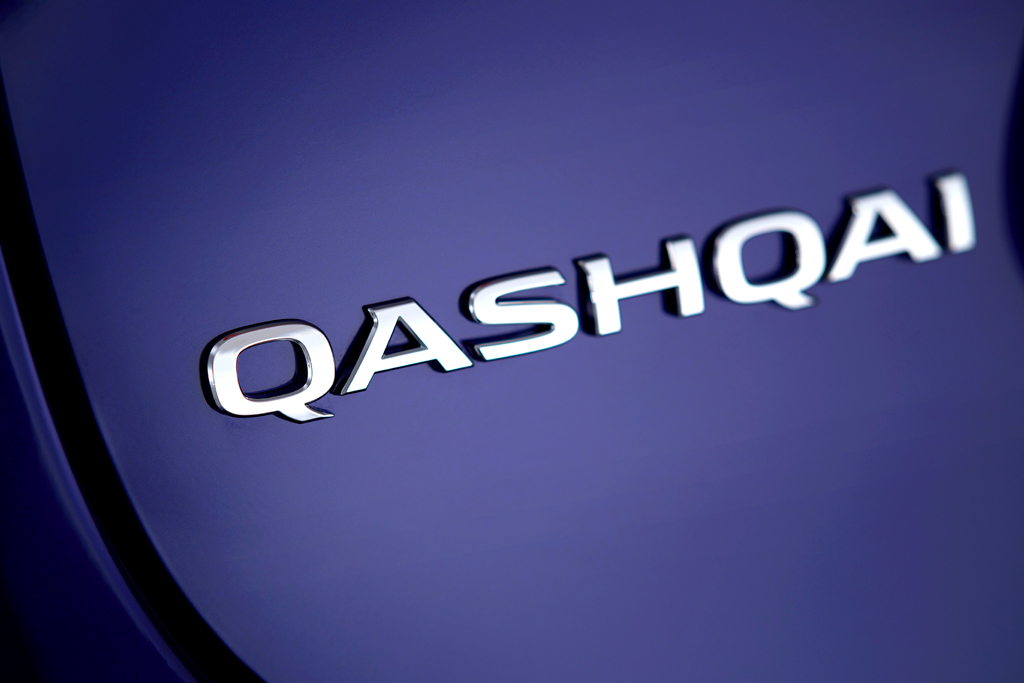 Nissan Qashqai: Modellschriftzug am Heck. 