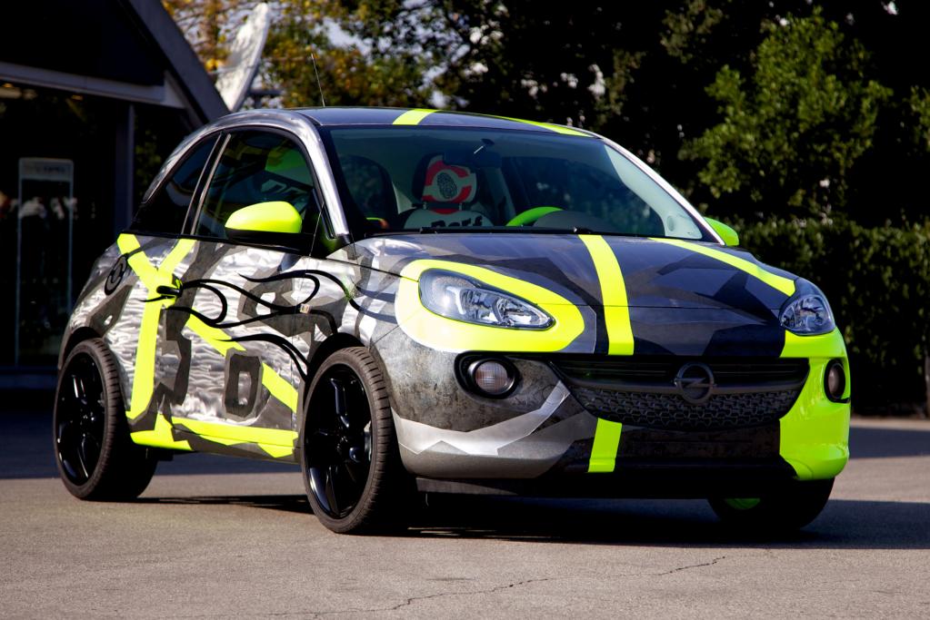 Opel Adam im Weltmeister-Design