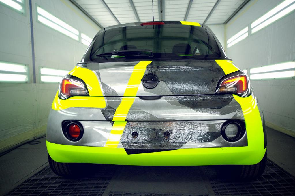 Opel Adam im Weltmeister-Design