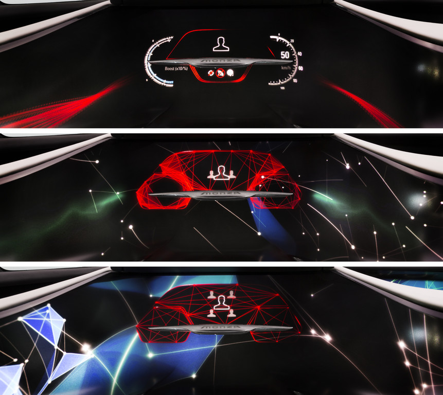 Opel Monza Concept macht das Armaturenbrett zum Event