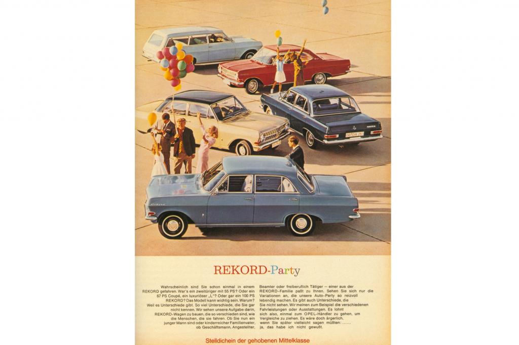 Opel Rekord A Modellprogramm